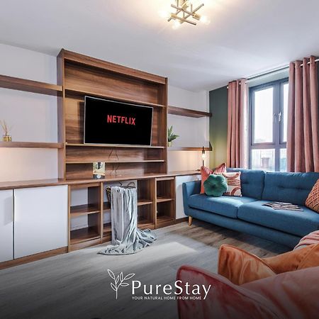 Stunning Five Bedroom Manchester House With Free Parking By Purestay Short Lets & Serviced Accommodation Exteriör bild