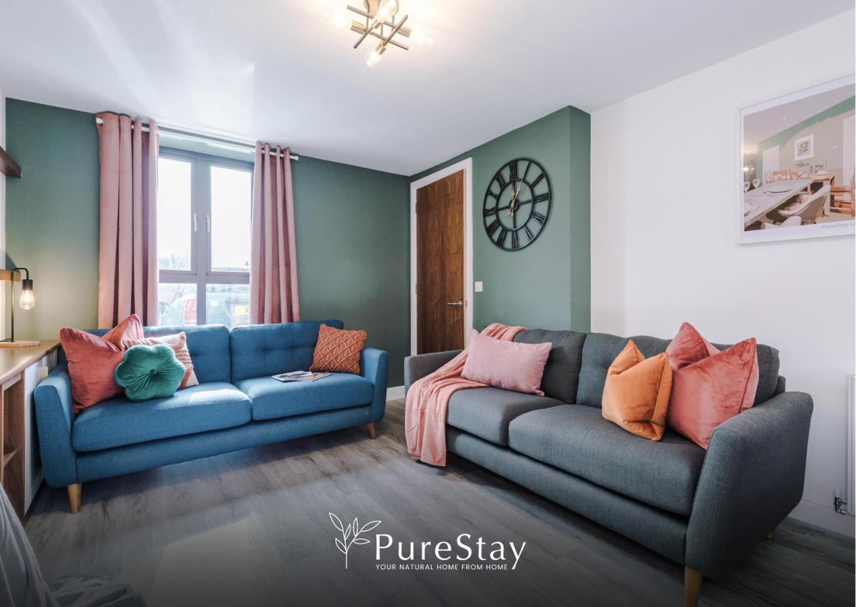 Stunning Five Bedroom Manchester House With Free Parking By Purestay Short Lets & Serviced Accommodation Exteriör bild