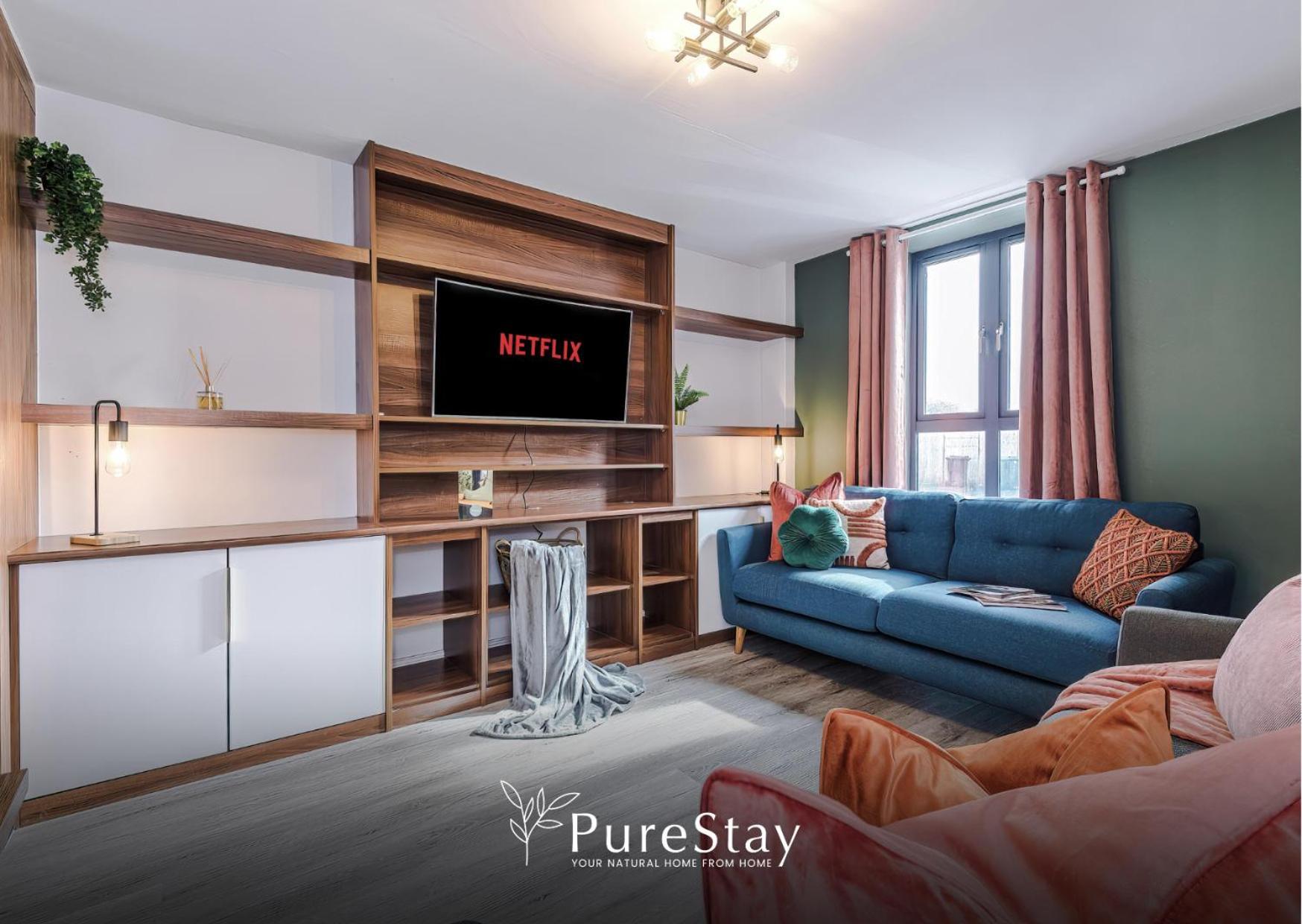 Stunning Five Bedroom Manchester House With Free Parking By Purestay Short Lets & Serviced Accommodation Exteriör bild